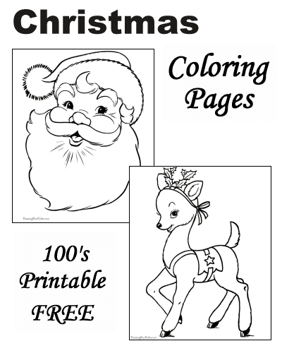 Santa's Elves Coloring Pages!