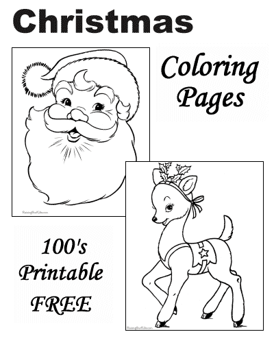 Christmas Coloring Pages for Kids!