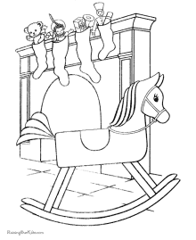 Gifts coloring pages