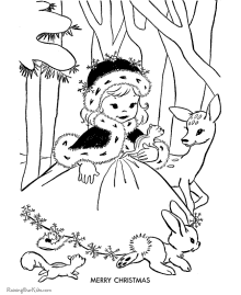 Fun Christmas coloring pages