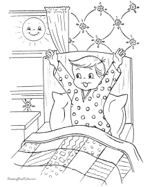 Kids free Christmas coloring pages