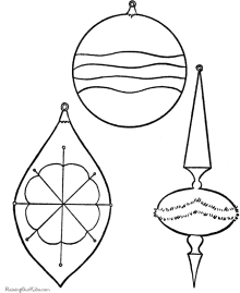 Ornament coloring pages