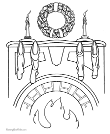 Wreath coloring page