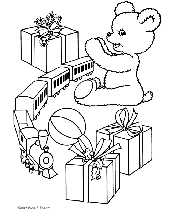 Free Printable Christmas Cookies Coloring Pictures!