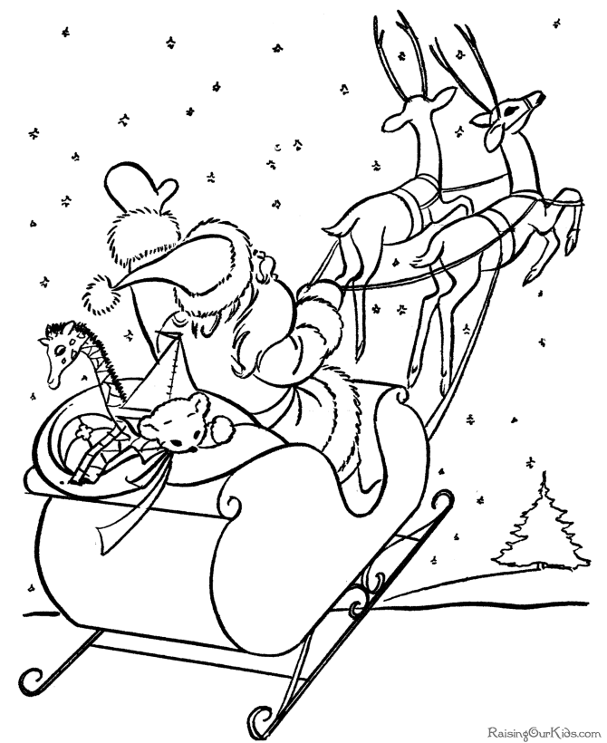 Free Printable Christmas Coloring Pictures!