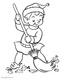 Free printable Christmas coloring pictures
