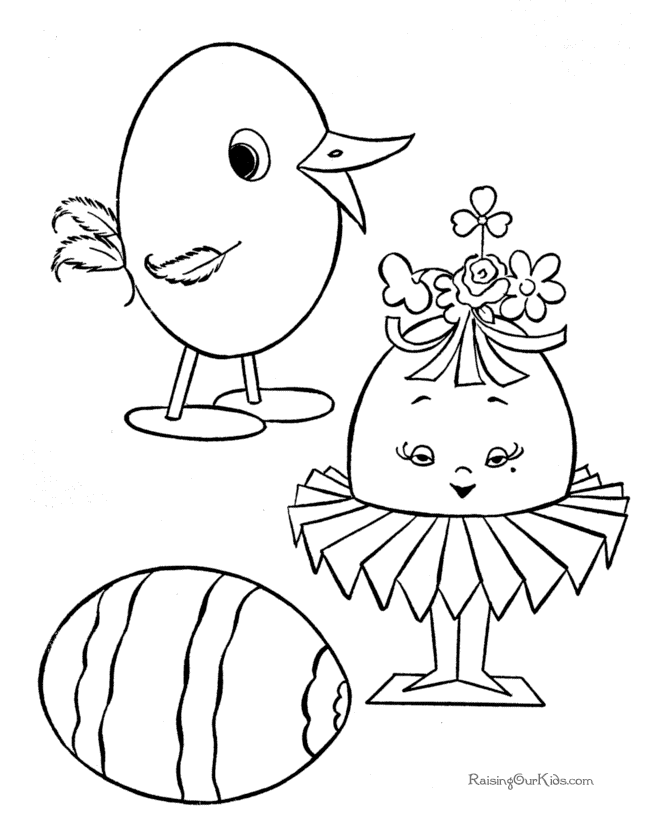 Coloring pages for Easter
