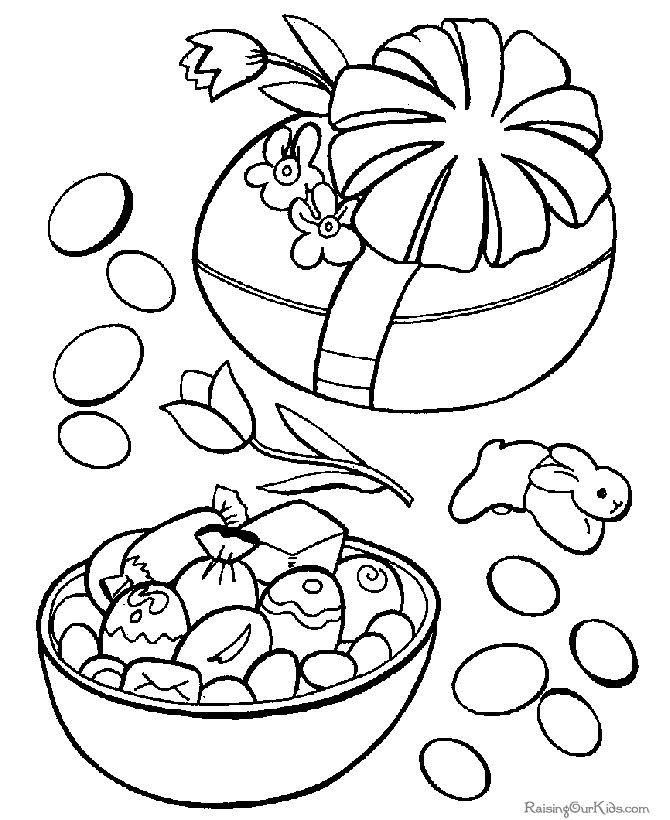Printable Coloring page for Easter free