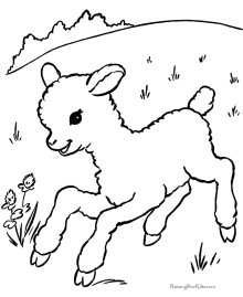 Colouring pages for Easter
