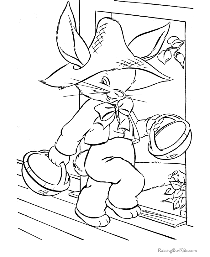 Free Easter coloring pictures for kid