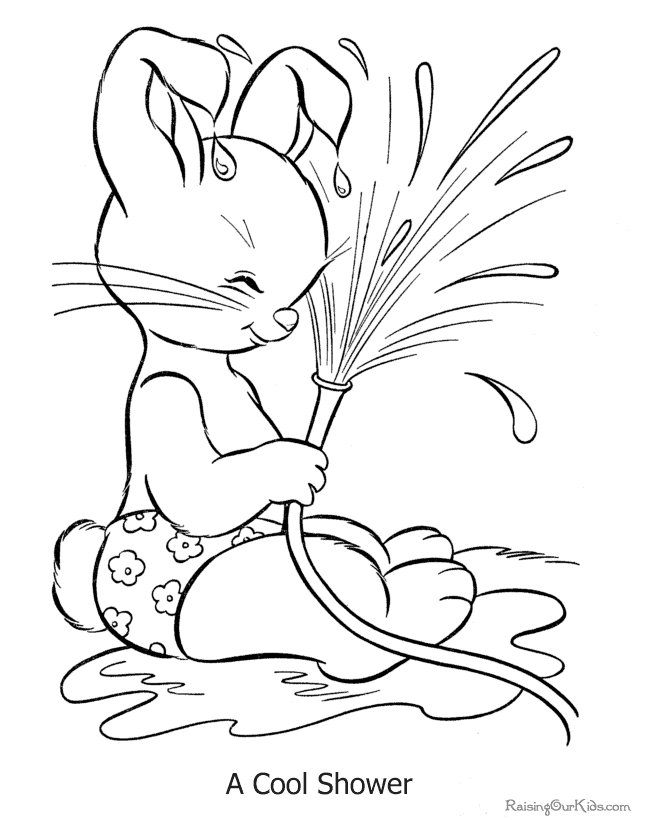 Easter coloring sheet