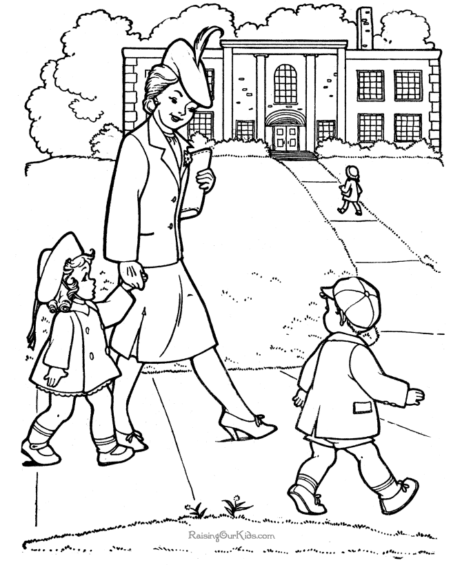 Grandparents Day coloring page 003