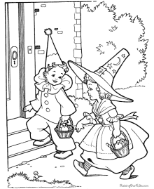Happy Halloween coloring pages