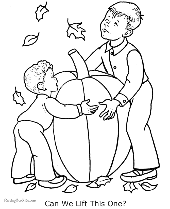 Halloween pumpkin coloring pages!