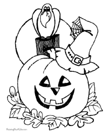 Halloween Jack o lanterns coloring pages