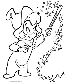 Witches coloring page to print
