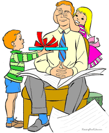 Holiday coloring pages - Fathers Day