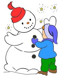 Holiday coloring pages - Winter
