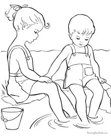 Summer Coloring Sheets and Pictures!