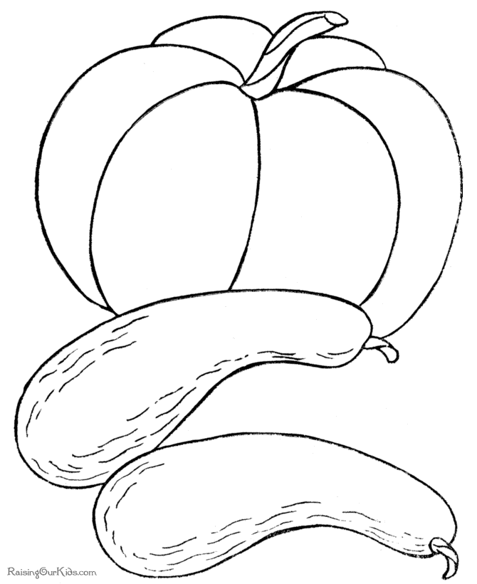 Download Printable Thanksgiving food coloring pages 002