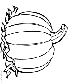 Free printable Thanksgiving food coloring pages