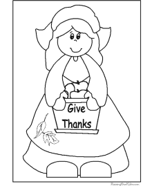 Free Thanksgiving coloring pages