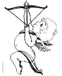 Cupid coloring pages