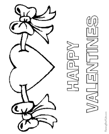 Happy Valentines Day coloring pages