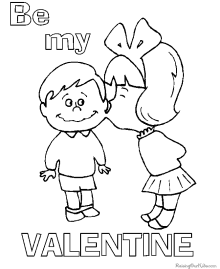 Valentine picture to print