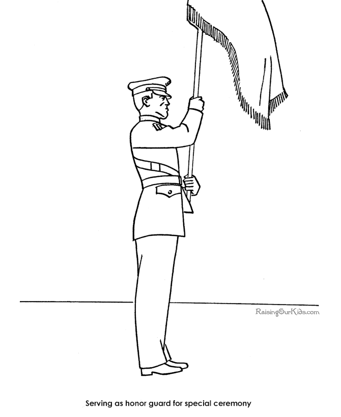 Veterans Day free coloring pages