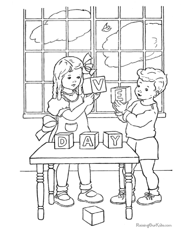 Veterans Day coloring pages for kids