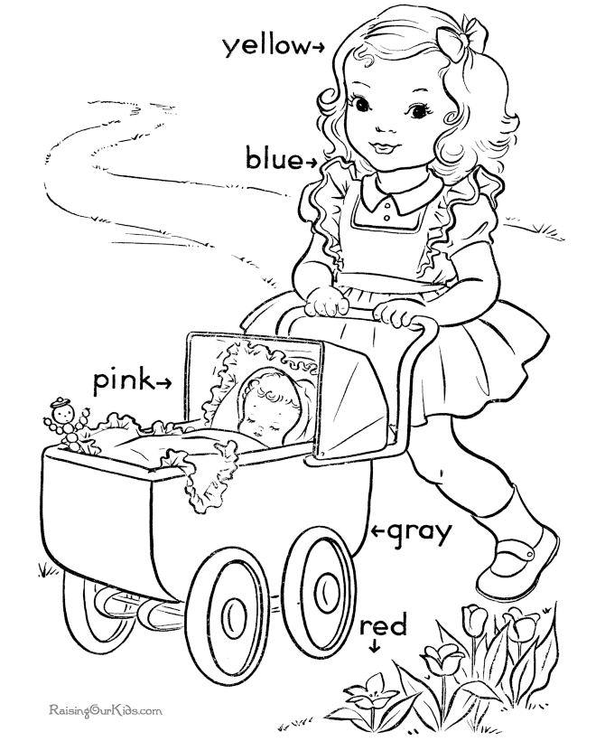 Teaching colors to preschoolers