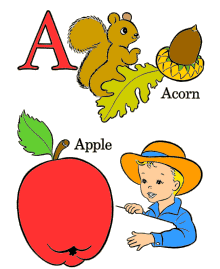 Alphabet coloring pages worksheets