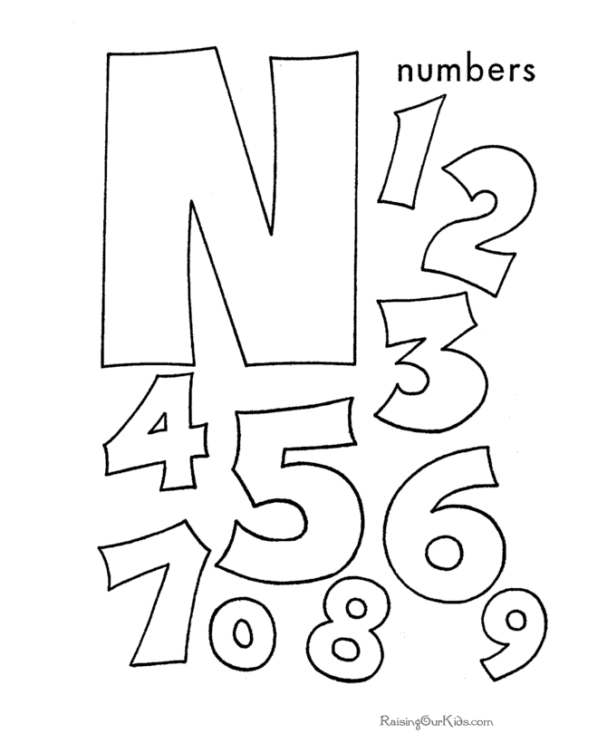 Learning numbers for toddlers, preschool, kindergarten