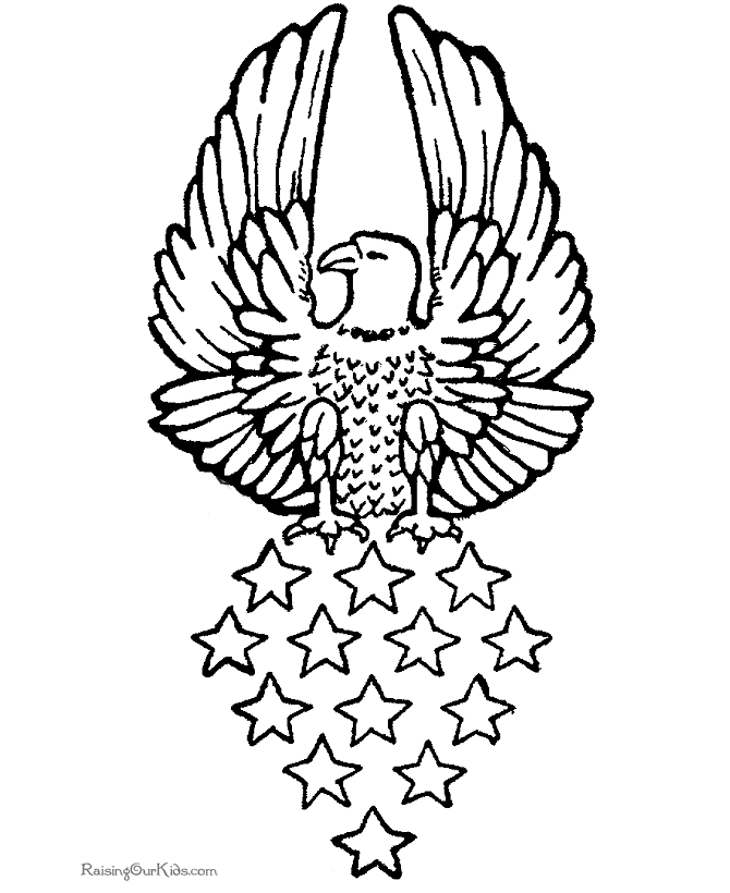 Printable Eagle Drawings and coloring pages