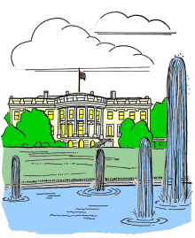 White House coloring pages