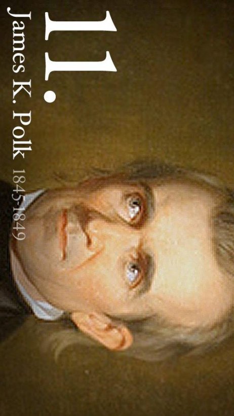 Free printable President James K. Polk picture