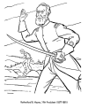 Rutherford B. Hayes coloring pages