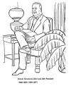 Grover Cleveland coloring pages