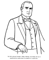 William McKinley facts and coloring page