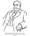 William Howard Taft facts and coloring page