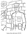 Woodrow Wilson coloring pages