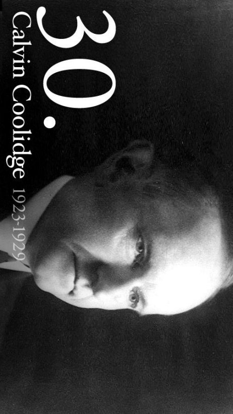 Free printable President Calvin Coolidge biography and picture