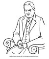 Herbert Hoover facts and coloring page