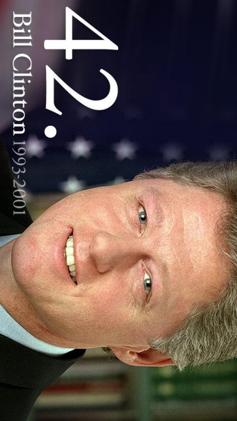 Free printable President Bill Clinton picture