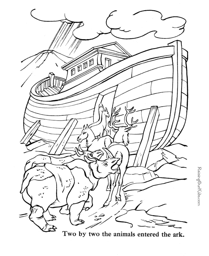 Free Bible coloring pages to print