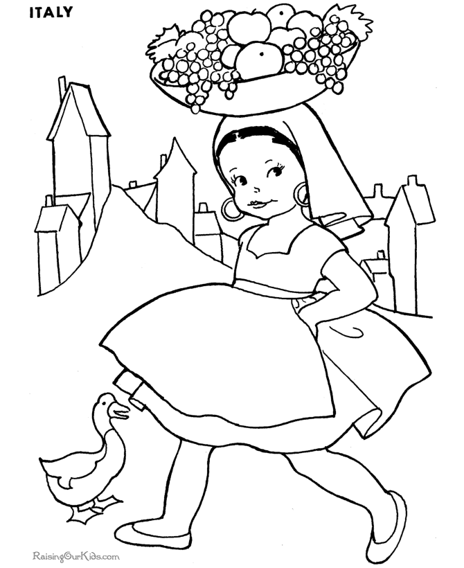 Free coloring pages for kids to print