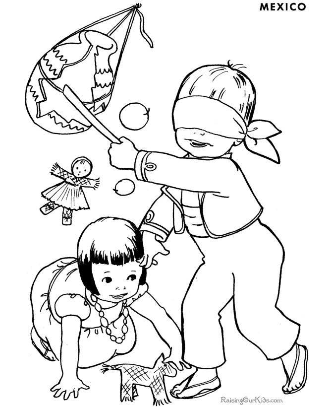 Kids coloring picture to print