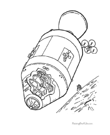 Space coloring sheets