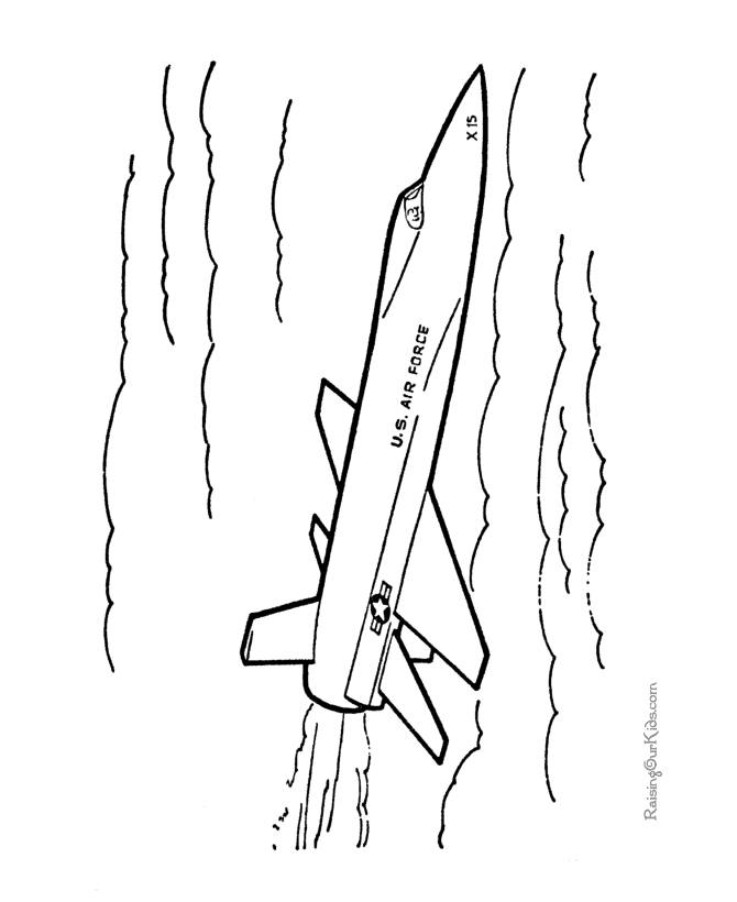 Jet Coloring Sheets